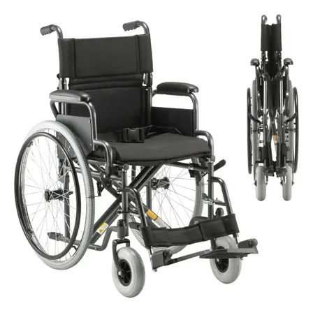 Cadeira De Rodas Dobrável Compacta Até 120kg Dellamed D400