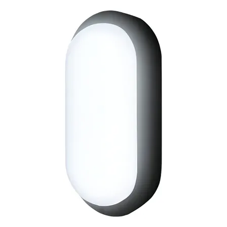 Arandela De Parede Externa Phare 24w Preta 3000k Taschibra Cor Preto 127/220v