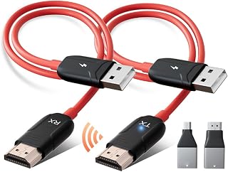 Adaptador de espelhamento 1080p compatível com transmissor e receptor sem fio de computador,