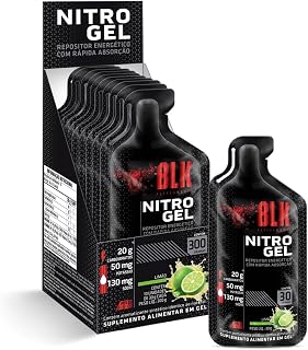 Repositor Nitro Gel Display c/ 10 unidades 30g Sabor Limão - Blk Performance