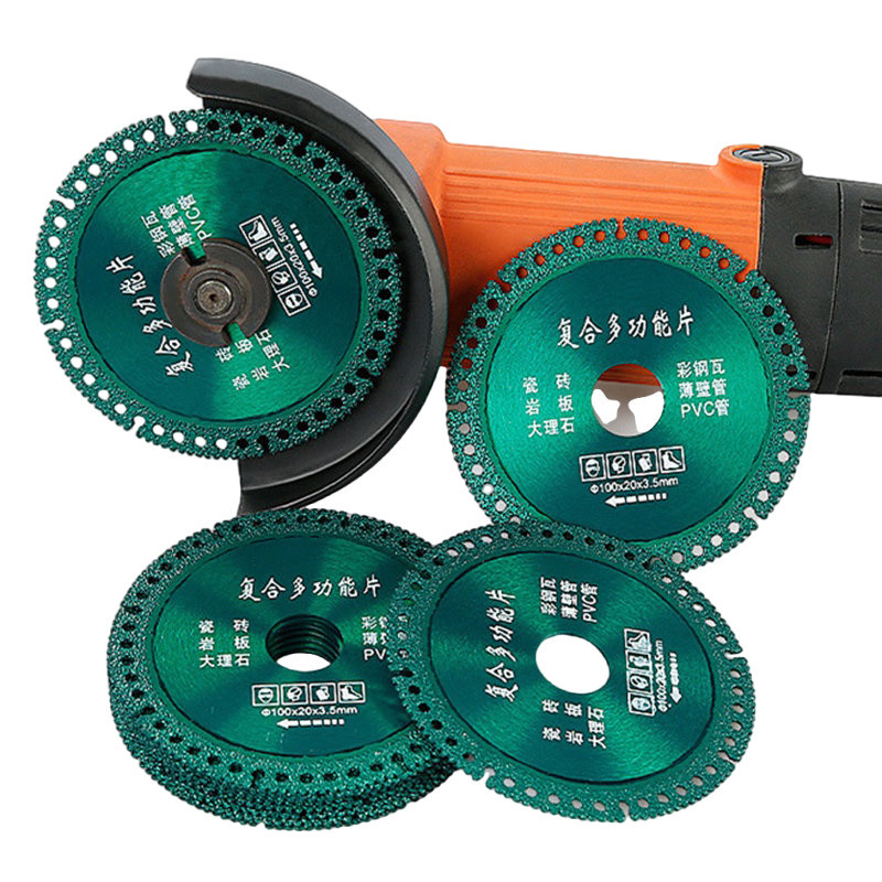 Disco De Corte 6 Em 1 Com Diamante Lâmina De Serra Multifuncional 100mm Ultra Fino Para Azulejo
