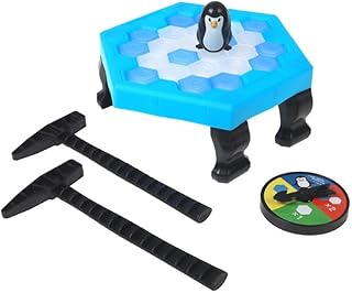 Jogo quebra-gelo do pinguim infantil Brinquedo Educativo Desafio Infantil com Base Hexagonal Jogo
