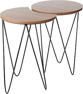 CONJUNTO MESA LATERAL EBANO