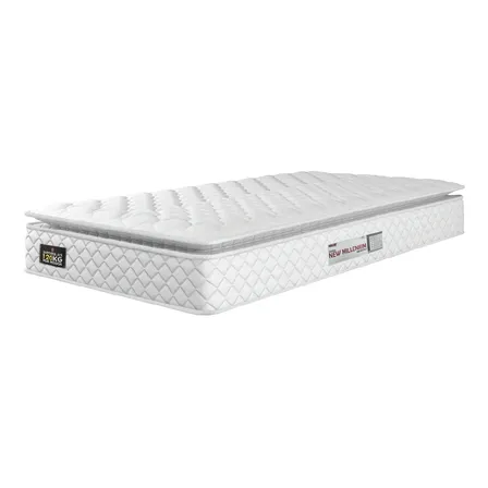 Colchão Solteiro Espuma D33 Pillow Top New Millenium Branco