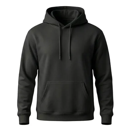 Moletom Canguru Liso Blusa Frio Casaco Touca Cores Flanelado G Preto
