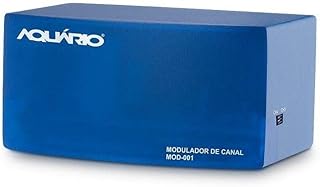 Modulador de Áudio e Vídeo Canal 3 e 4, Aquario MOD-001, Azul, Pequeno
