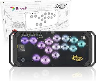 Brook Fighter Starburst Metal Ver. All-Button Arcade Controller for PS5, PS4, Xbox Series X|S, NS,