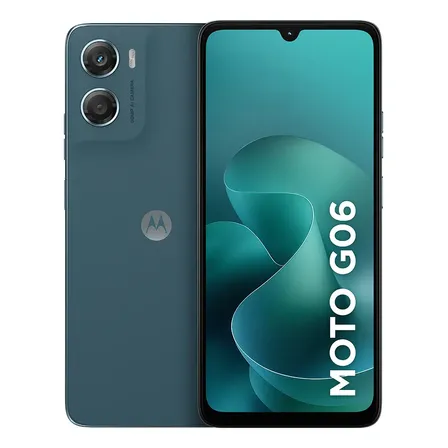 Smartphone Motorola Moto G06 - 128gb 12gb (4gb Ram + 8gb Ram Boost) E Camera 50mp Com Ai Bateria De