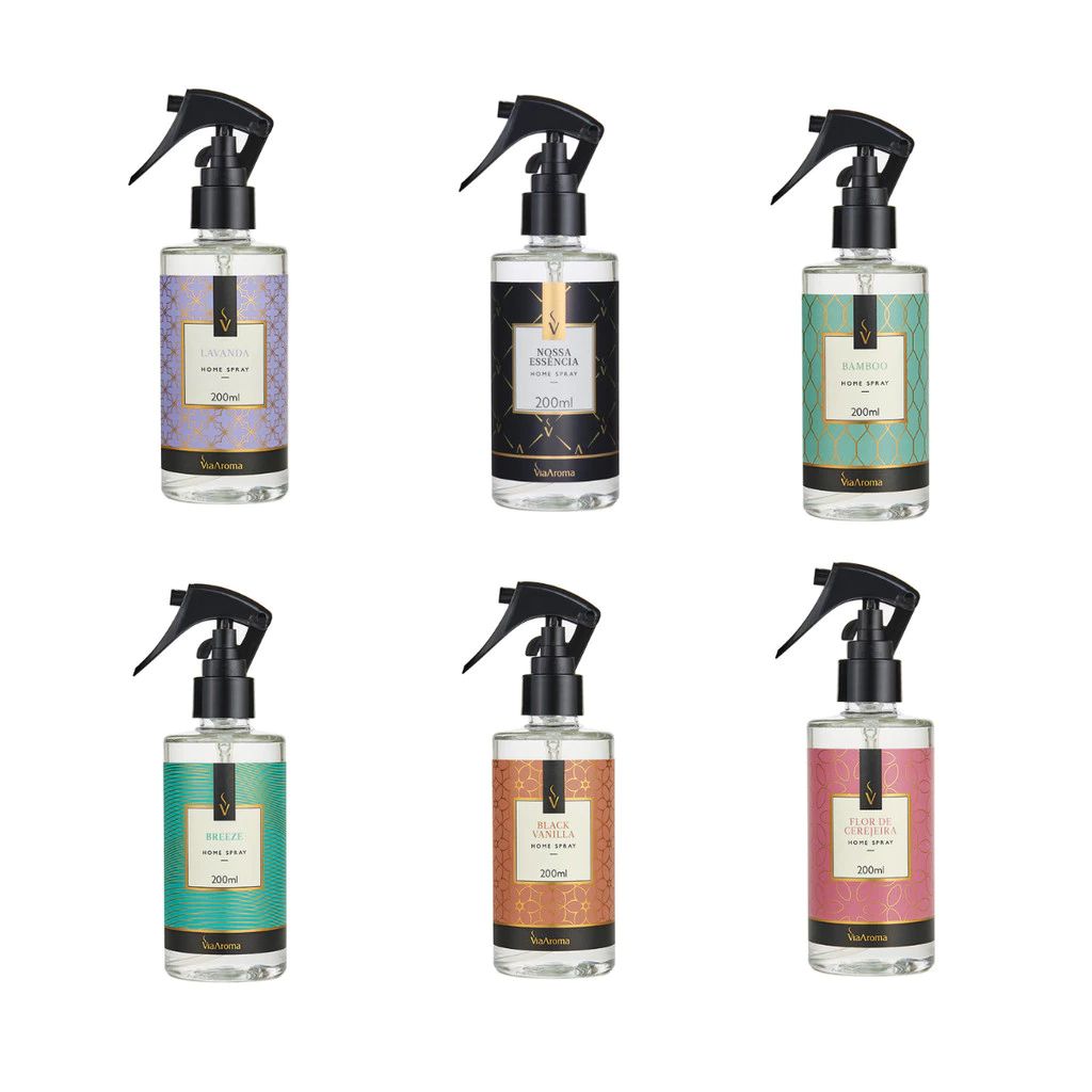 Home Spray Via Aroma 200ml - Aromatizador de Ambientes