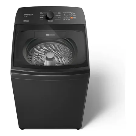 Máquina De Lavar Brastemp 14kg Cinza Smart Sensor- Bwj14a9 127v