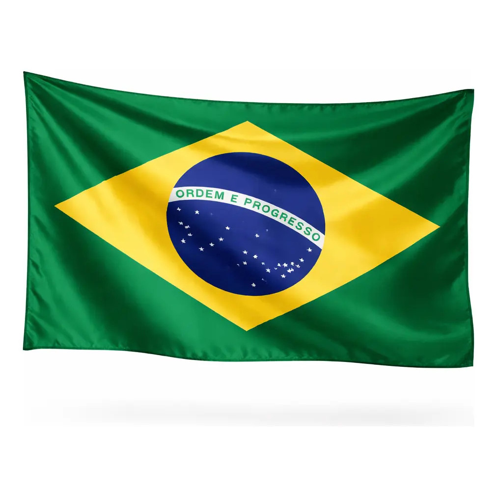 Bandeira Do Brasil Grande Oficial Dupla Face (1,50 X 0,90) Copa