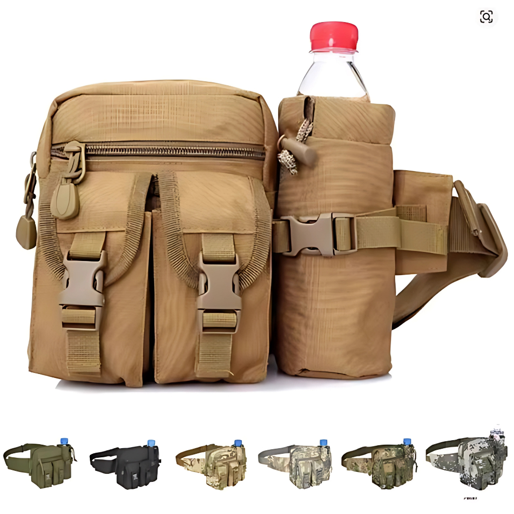 Bolsa Pochete Militar Tática Resistente Casual À Prova De Água