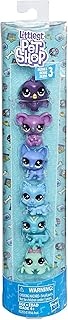Littlest PetShop Mini Balança Tubo Animais de Estimação Gatinho Cachorro Caranguejo Loja de Animais