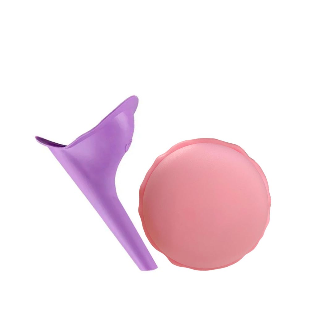 Condutor Urinário Flexível Feminino com Estojo - Travel Urinal