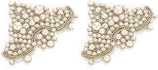 AMONIDA Elegante Sapato Clipe Fivela Acessórios para Mulheres Botas de Salto Alto Sandálias 2 Peças de Plástico Durável 3.9x4.9in