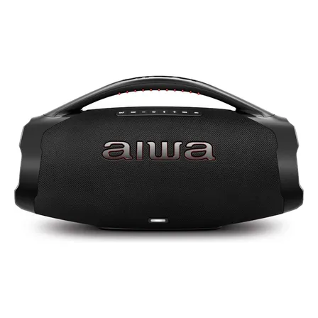 Caixa De Som Boombox Plus 200w 220v Aiwa Bbs-01-b Preto 127/220v