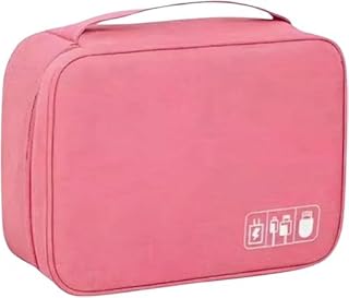 Organizador de acessórios eletrônicos, bolsa organizadora de cabos, estojo de viagem impermeável,