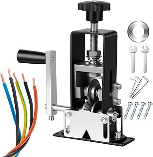 Máquina Manual de Descascar Fios Decapador Elétrico Ajustável com Berbequim | Máquina Corta-Fio de Cobre Sucata Para Fiação Industrial Reciclagem HVAC Eletrodomésticos