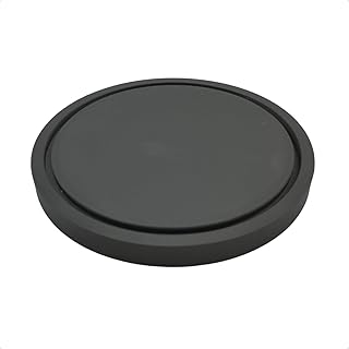 Porta Copos Descanso de Copos Redondo Minimalista Moderno Proteção Mesa Bebidas Decoração Cozinha Sala Escritório ELETROSTOCK SHOP (Preto)