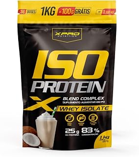 Whey Protein Iso Protein Blend Complex - XPRO Nutrition (1,1Kg, Frapê de coco)