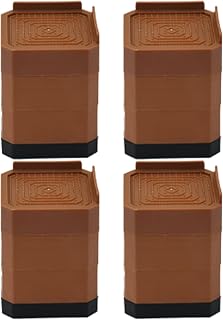 Elevadores de perna para móveis | Bloco de elevação para geladeira - Suporte de elevação de banco | para sofá, estante, mesa, cadeira, geladeira, sala de estar, máquina de lavar, dormitório doméstico