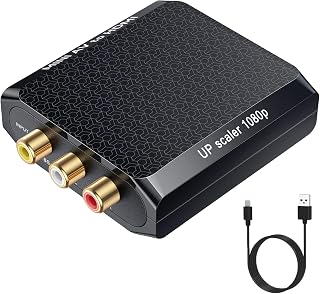 WENTER Conversor AV para HDMI, adaptador RCA para HDMI 1080p, mini adaptador composto de áudio e