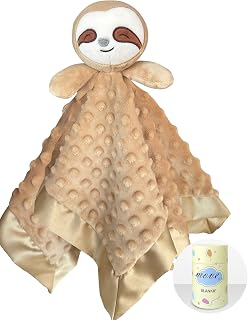 Cobertor de segurança para bebês, cobertor macio de brinquedo adorável para meninos e meninas, presente de bebê recém-nascido, cobertor unissex para cama de berçário, preguiça de 40,6 cm