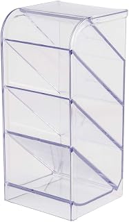 Organizador Diagonal Cristal Selado – Porta Documentos Transparente, Compacto e Resistente para