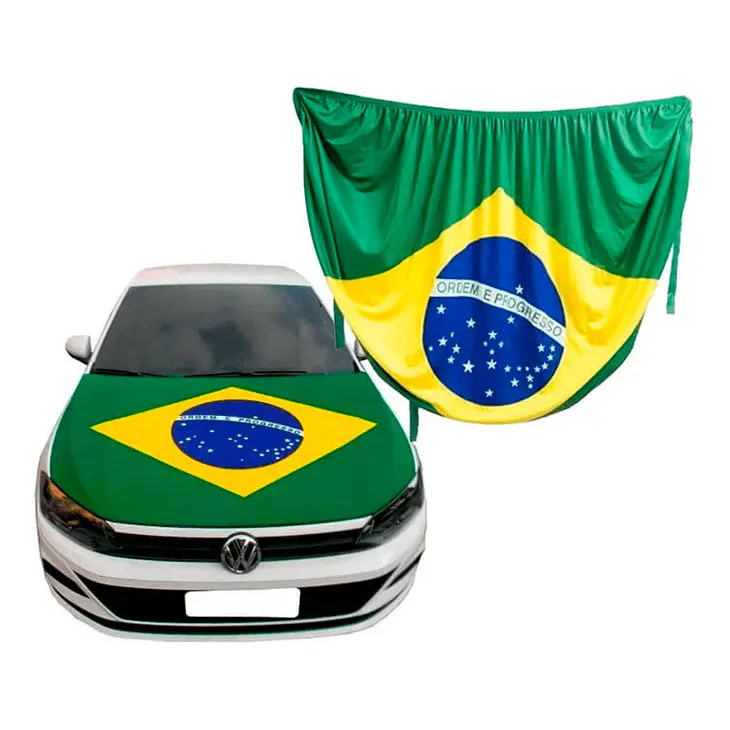 Bandeira Do Brasil Para Capô Carro Jogos Politica 190x80