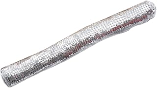 weidrtily Tecido de malha de lantejoulas em tamanho de 45 cm x 150 cm Fabricantes de vestidos que