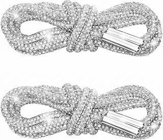 1 cadarço de strass, corda de cristal brilhante, cordão decorativo brilhante para acessórios de moda DIY e decoração de sapatos