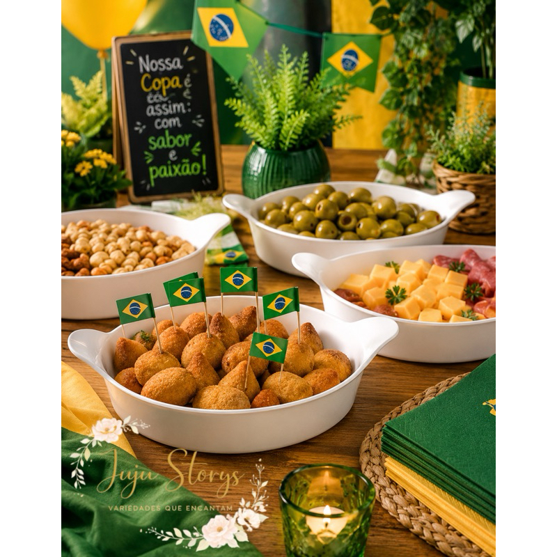 Kit  Até 10 petisqueira barquinha canoa petiscos churrasco festa frios para servir amendoim caldo branca