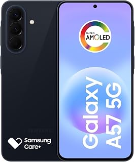 Celular Samsung Galaxy A57 5G 128GB, 8GB RAM, Câmera 50MP, IP68, Super AMOLED 6.7", Recursos AI (Azul Escuro)