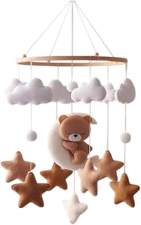 Generic Bebê Móvel, Campainha de Cama Móvel, Penduramento de Decoração de Berçário Brinquedo Sensorial, Adereços de Fotografia Criativa, Brinquedo Pendente de, Urso, Tamanho real