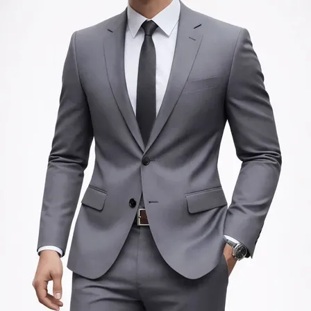 Terno Italiano Slim, Promoção Imperdível Todas As Cores Cinza-escuro 50 / Calça 44