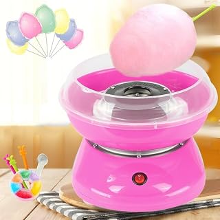 Máquina de Algodão Doce, Mini Máquina de Algodão Doce 110v, Máquina Elétrica de Marshmallow (Rosa), Mini Máquinas Elétricas PortáTeis de Algodão Doce, Máquina de Algodão Doce para Casa