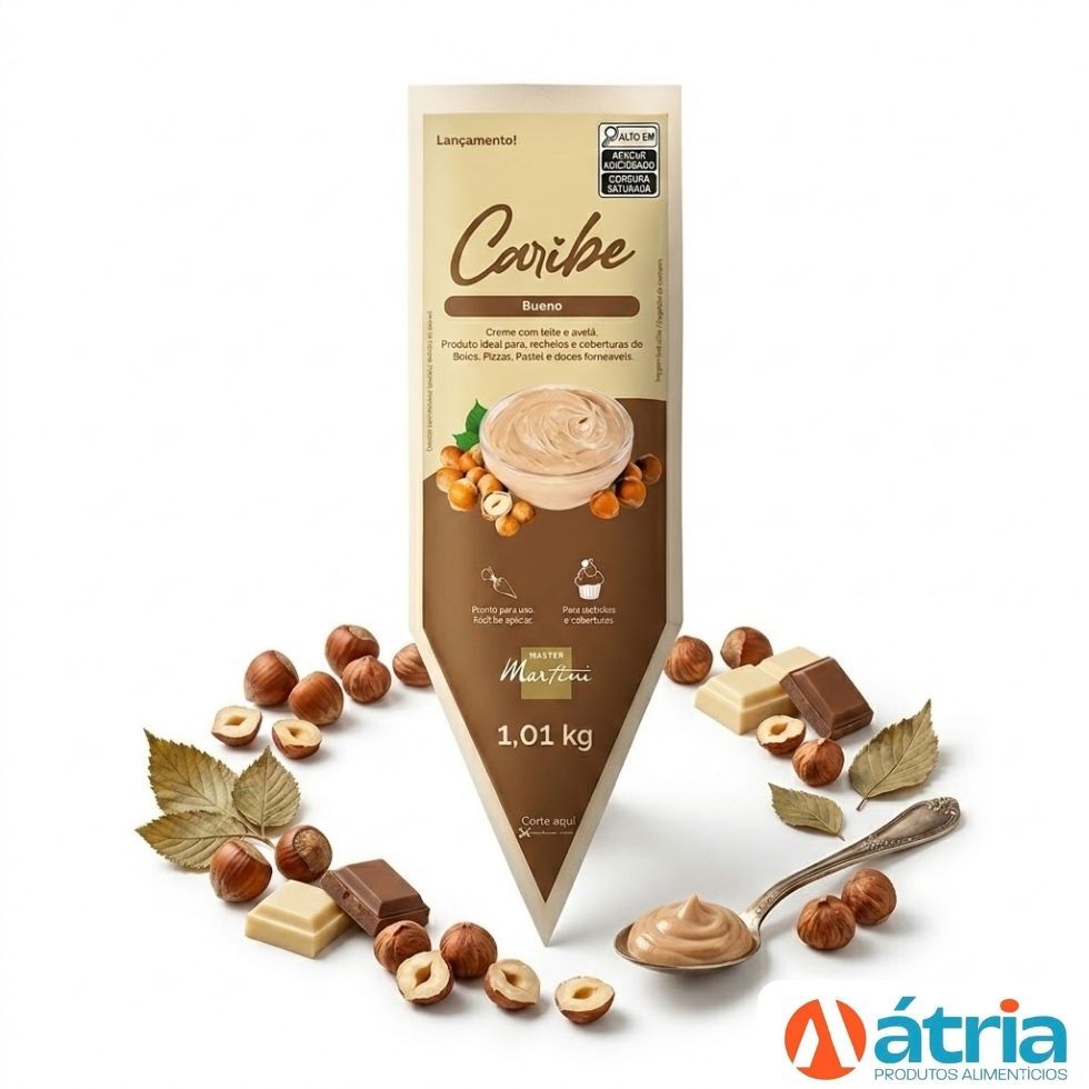 Recheio Creme Caribe Bueno Master Martini 1,01kg Bisnaga
