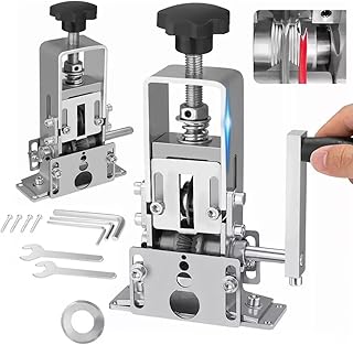 FINYQBET Máquina Manual De Decapagem De Fios - Faixa de 1-25 mm, Descascador de fios elétricos, Acionado por furadeira, Com manivela manual - Ideal para Uso Doméstico, Industrial e Reparação Elétrica