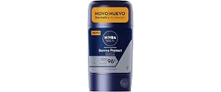 NIVEA MEN Desodorante Antitranspirante Stick Derma Protect Clinical 58g, Defesa Intensa 96h, Controle de Suor Extremo, Toque Suave, Protege a PeleNIVEA MEN Desodorante Antitranspirante Stick Derma