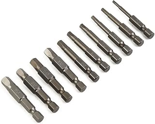 Conjunto de brocas de segurança Torx magnéticas de 5 pontas para reparo e aperto de parafusos compatíveis com ferramentas elétricas e chaves de fenda portáteis
