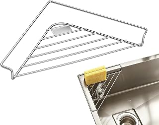 Suporte de utensílios de armazenamento à prova de ferrugem para pia | Estante de secagem, acessórios de pia de cozinha para esponja, sabonete, utensílios, pratos, copos, utensílios de mesa, casa