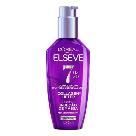 L'oréal Paris Elseve Collagen Lifter Leave-in Sérum Capilar Para Cabelos Finos Injeção de Massa