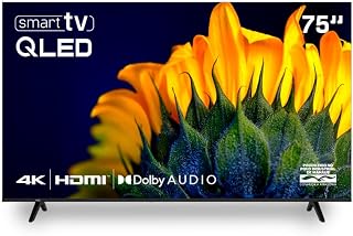 Smart TV HQ QLED 75 Polegadas HQ-QLED75SM 4K Wi-Fi Bluetooth, Apps, Netflix, YouTube e Prime Vídeo
