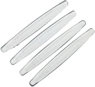 Kit Protetor de Retrovisor de Porta do Carro - 11,5 cm | Fita Anti-Risco + Lâmina Anti-Colisão | Acessórios Automotivos (Transparente,8 peças - 2 conjuntos)