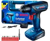 Bosch Furadeira Parafusadeira GSR 1000 Smart, Com Acessórios, 12 VoltsBosch Furadeira Parafusadeira GSR…