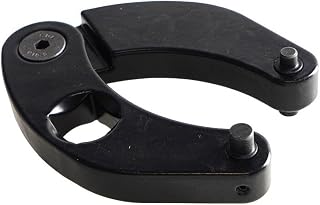 Chave de porca de glândula de cilindro hidráulico ajustável, ferramenta manual de 5 a 15 cm para uso com equipamentos agrícolas e de máquinas pesadas