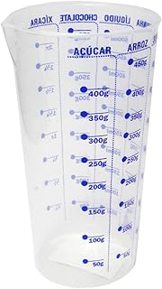 Copo Medidor Dosador 570ml, Marcação Azul, Utensílio Cozinha