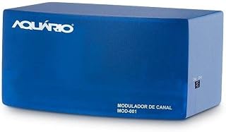 Modulador de Áudio e Vídeo Canal 3 e 4, Aquario MOD-001, Azul, Pequeno