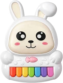 Coelhinho Musical com Luz e Som para Bebês – Brinquedo Educativo Interativo que Estimula o Desenvolvimento Infantil
