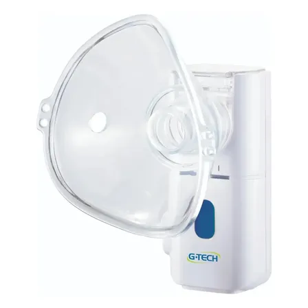 Inalador E Neb G-tech Nebmesh2 Adulto E Infantil Bivolt Branco